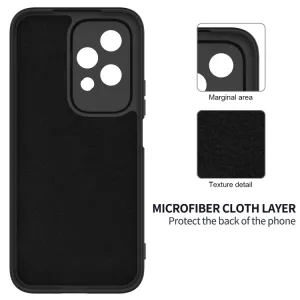 RUBBER Ochranný obal pre Honor 200 Lite čierny