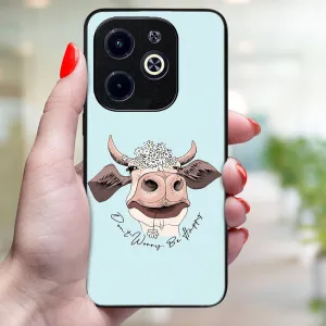MY ART Ochranný kryt pre Infinix Hot 40i HAPPY COW (181)