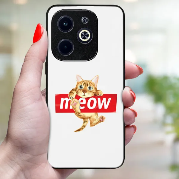 MY ART Ochranný kryt pre Infinix Hot 40i MEOW (183)