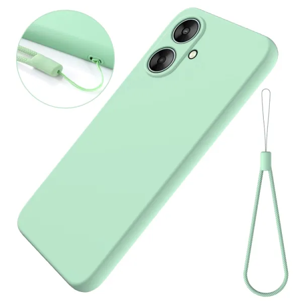 RUBBER Ochranný kryt pre Xiaomi Redmi 13C 5G zelený
