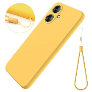 RUBBER Ochranný kryt pre Xiaomi Redmi 13C 5G žltý