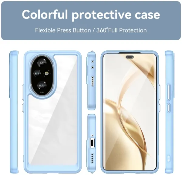 CRYSTAL Ochranný obal pre Honor 200 Pro modrý