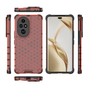 HONEYCOMB Ochranný kryt Honor 200 Pro červený
