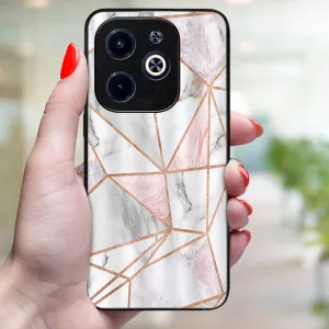 MY ART Ochranný kryt pre Infinix Hot 40i PINK MARBLE (143)