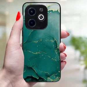 MY ART Ochranný kryt pre Infinix Hot 40i GREEN MARBLE (145)