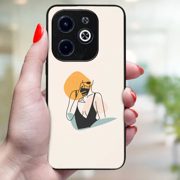 MY ART Ochranný kryt pre Infinix Hot 40i WOMAN (197)