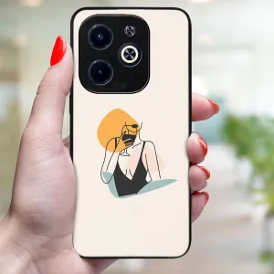 MY ART Ochranný kryt pre Infinix Hot 40i WOMAN (197)