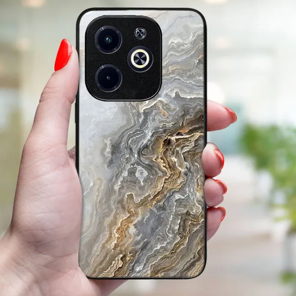 MY ART Ochranný kryt pre Infinix Hot 40i BEIGE (151)