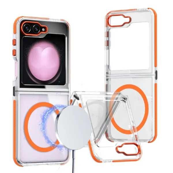 SPRING MAGSAFE Ochranný kryt pre Samsung Galaxy Z Flip7 FE 5G / Flip6 5G oranžový
