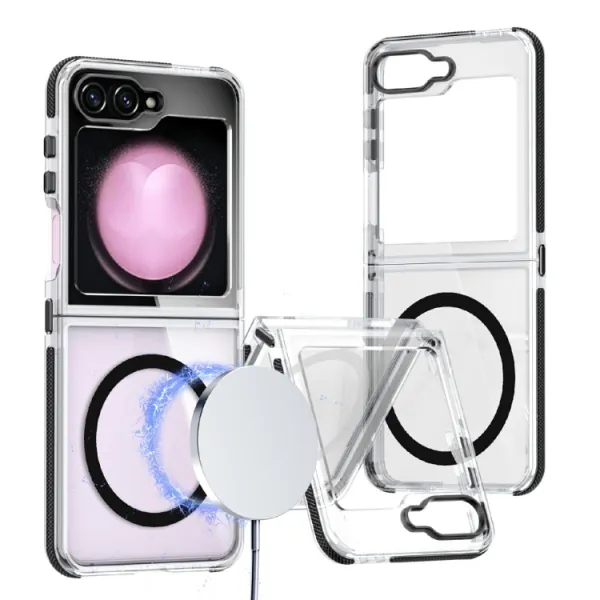 SPRING MAGSAFE Ochranný kryt pre Samsung Galaxy Z Flip7 FE 5G / Flip6 5G čierny