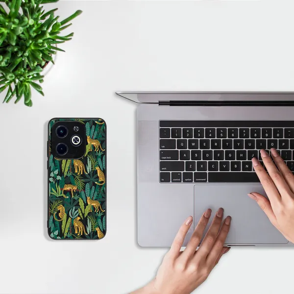 MY ART Ochranný kryt pre Infinix Hot 40i LEOPARD (239)
