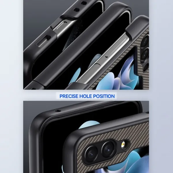 CARBON Ochranný obal pre Samsung Galaxy Z Flip7 FE 5G / Flip6 5G modrý