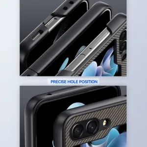 CARBON Ochranný obal pre Samsung Galaxy Z Flip7 FE 5G / Flip6 5G modrý