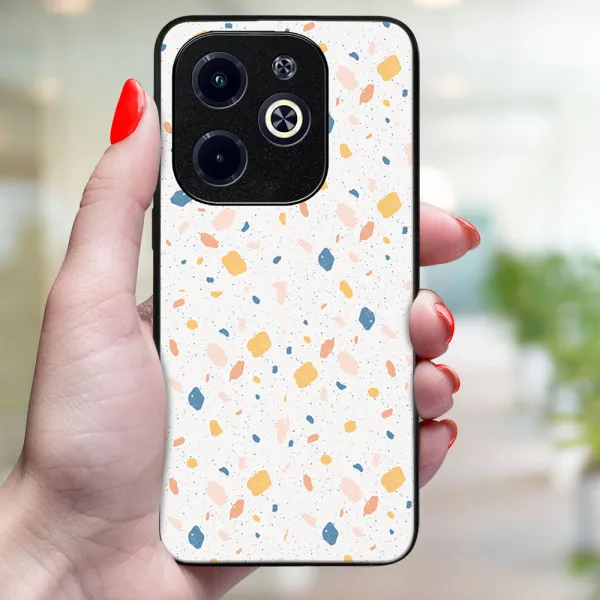MY ART Ochranný kryt pre Infinix Hot 40i ORANGE TERRAZZO (165)