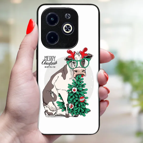 MY ART Kryt s vianočným dizajnom Infinix Hot 40i MERRY CHRISTMAS (074)