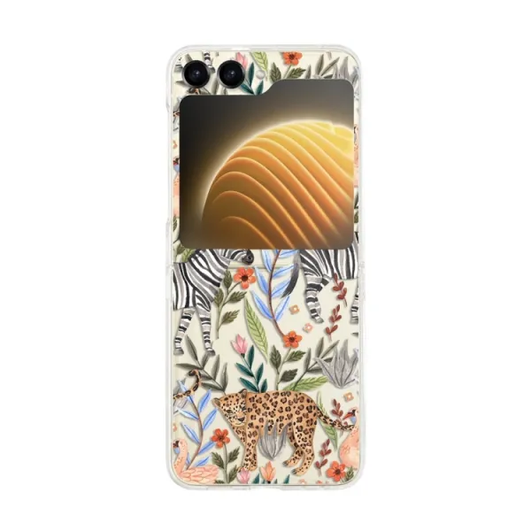 ART Plastový kryt pre Samsung Galaxy Z Flip7 FE 5G / Flip6 5G JUNGLE