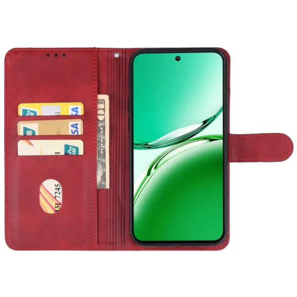 SMOOTH Peňaženkové puzdro pre Oppo Reno12 FS 5G červené