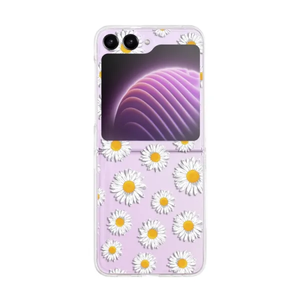 ART Plastový kryt pre Samsung Galaxy Z Flip7 FE 5G / Flip6 5G DAISY