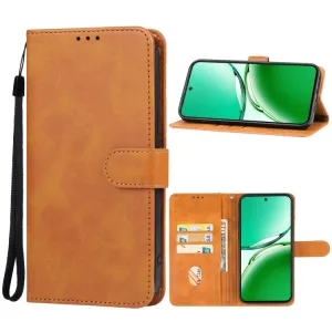 SMOOTH Peňaženkové puzdro pre Oppo Reno12 FS 5G hnedé