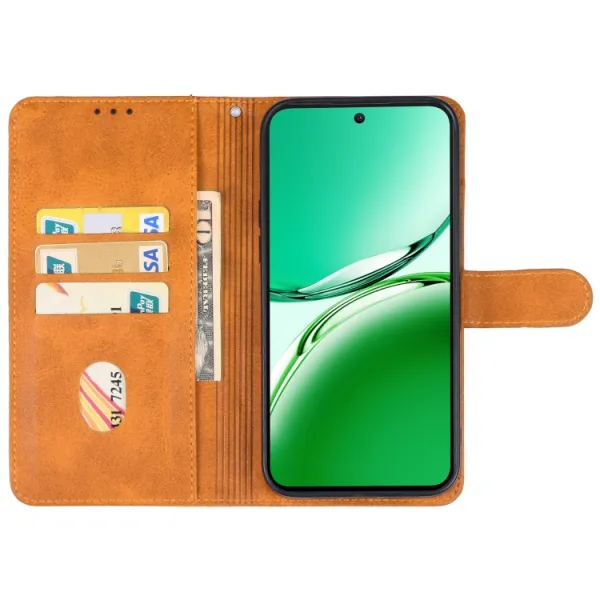 SMOOTH Peňaženkové puzdro pre Oppo Reno12 FS 5G hnedé