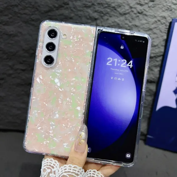 PEARL Ochranný kryt pre Samsung Galaxy Z Fold6 5G PINK-GREEN