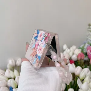 ART Plastový kryt pre Samsung Galaxy Z Flip7 FE 5G / Flip6 5G BOUQUET