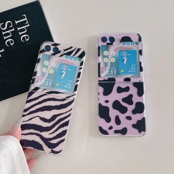 ART Plastový kryt pre Samsung Galaxy Z Flip7 FE 5G / Flip6 5G ZEBRA