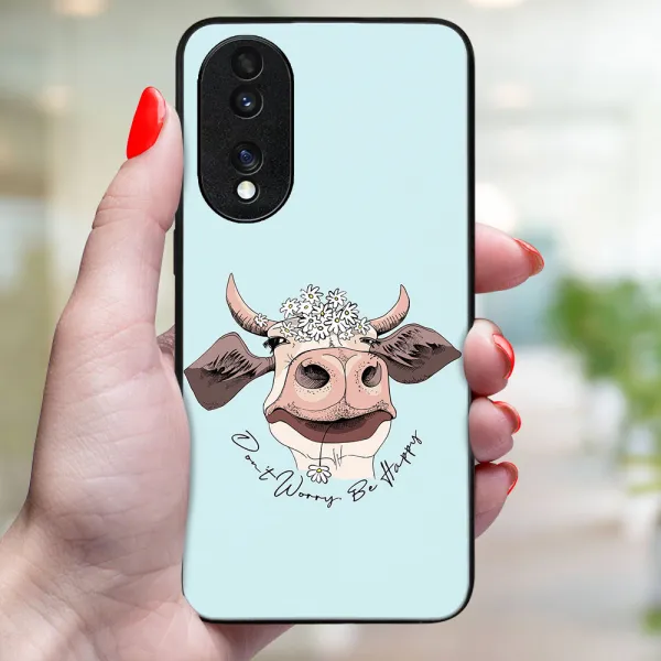 MY ART Ochranný kryt pre Honor 70 HAPPY COW (181)