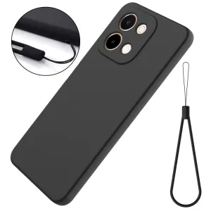 RUBBER Ochranný obal pre Vivo Y28 čierny