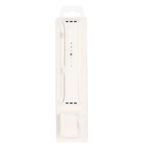 PROTEMIO COVER SET Remienok + obal na hodinky Apple Watch 6 / 5 / 4 / SE 40mm biely