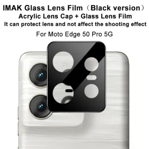 IMAK FULL COVER Sklo pre fotoaparát Motorola Edge 50 Pro čierne