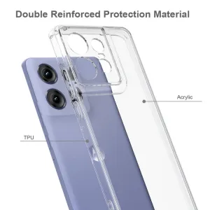 SHOCK Extra odolný kryt Motorola Edge 50 Pro priehľadný