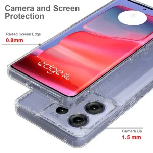 SHOCK Extra odolný kryt Motorola Edge 50 Pro priehľadný