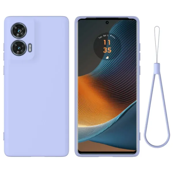 RUBBER Ochranný obal pre Motorola Edge 50 Fusion fialový