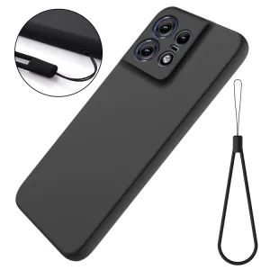 RUBBER Ochranný kryt pre Motorola Edge 50 Pro čierny