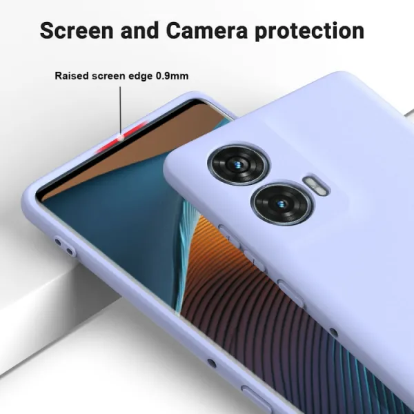 RUBBER Ochranný obal pre Motorola Edge 50 Fusion fialový