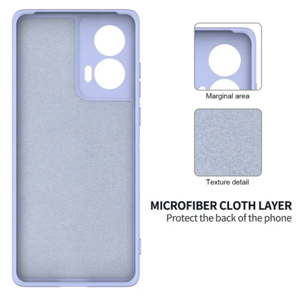 RUBBER Ochranný obal pre Motorola Edge 50 Fusion fialový