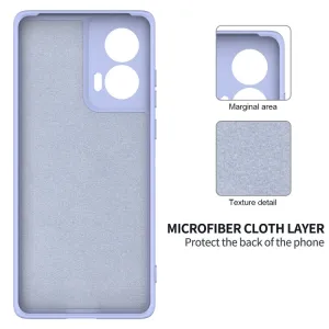 RUBBER Ochranný obal pre Motorola Edge 50 Fusion fialový