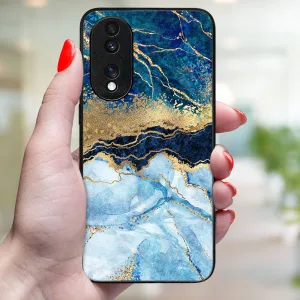 MY ART Ochranný kryt pre Honor 70 BLUE MARBLE (141)