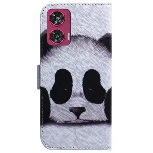 ART Peňaženkový kryt pre Motorola Edge 50 Fusion PANDA