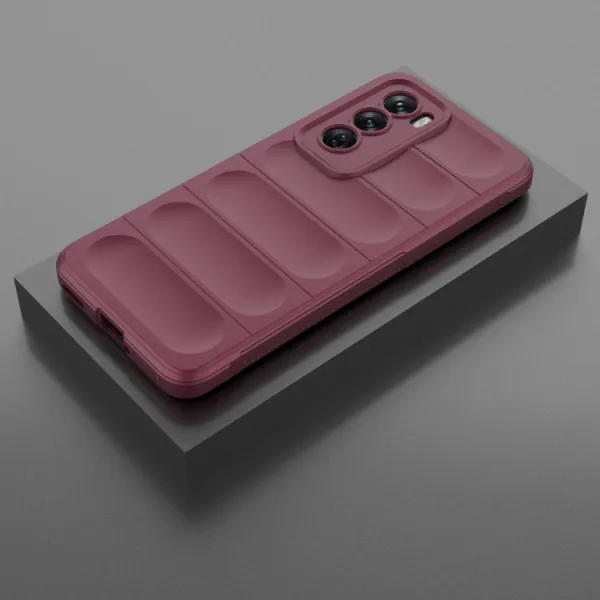 STEPS Ochranný kryt pre Oppo Reno12 5G bordový