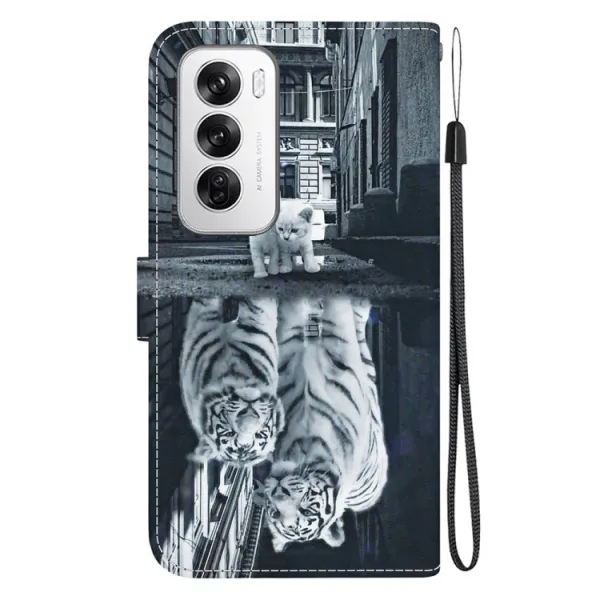ART Peňaženkový kryt pre Oppo Reno12 5G TIGER