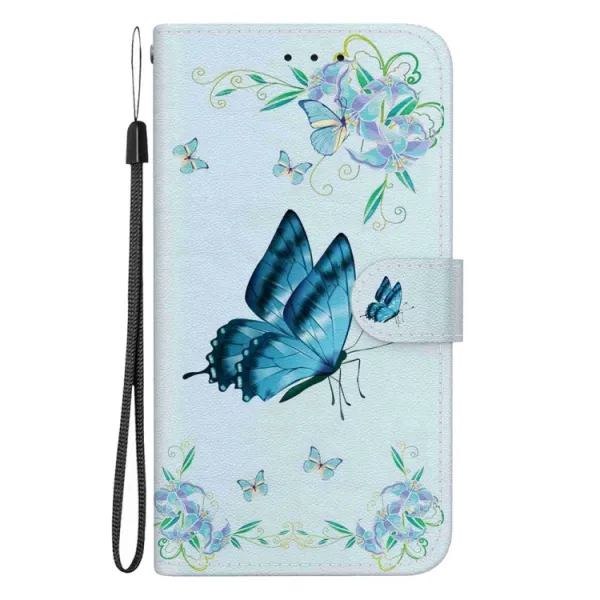 ART Peňaženkový kryt pre Oppo Reno12 Pro 5G BLUE BUTTERFLY