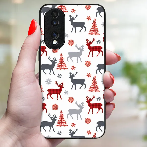 MY ART Kryt s vianočným dizajnom Honor 70 DEER (068)