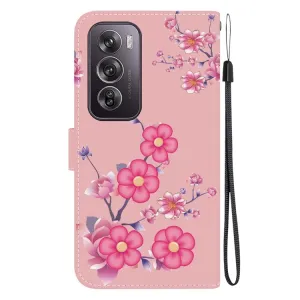 ART Peňaženkový kryt pre Oppo Reno12 Pro 5G CHERRY BLOSSOM