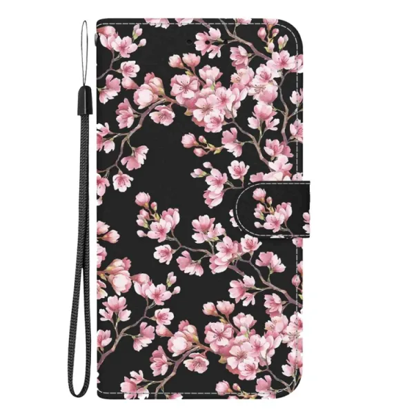 ART Peňaženkový kryt pre Oppo Reno12 5G PLUM BLOSSOM