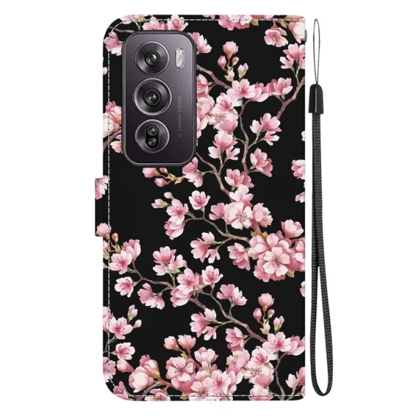 ART Peňaženkový kryt pre Oppo Reno12 Pro 5G PLUM BLOSSOM