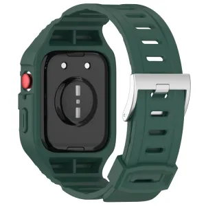 GLACIER Ochranné puzdro s remienkom pre Huawei Watch Fit3 tmavozelené