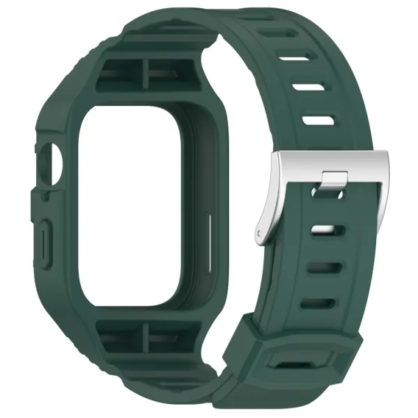 GLACIER Ochranné puzdro s remienkom pre Huawei Watch Fit3 tmavozelené
