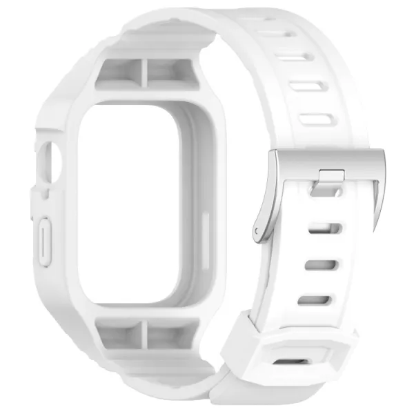 GLACIER Ochranné puzdro s remienkom pre Huawei Watch Fit3 biele